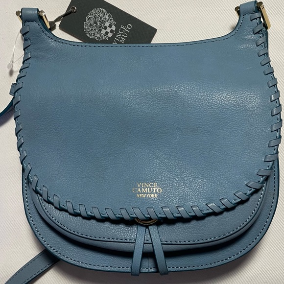 Vince Camuto Handbags - NWT VINCE CAMUTO NEW YORK HANDBAG LIDIA CROSSBODY BLUE HEAVEN COLOR